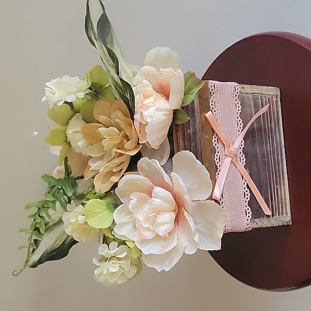 🌷Rustic Floral Arrangement + Handmade Soap Bundle